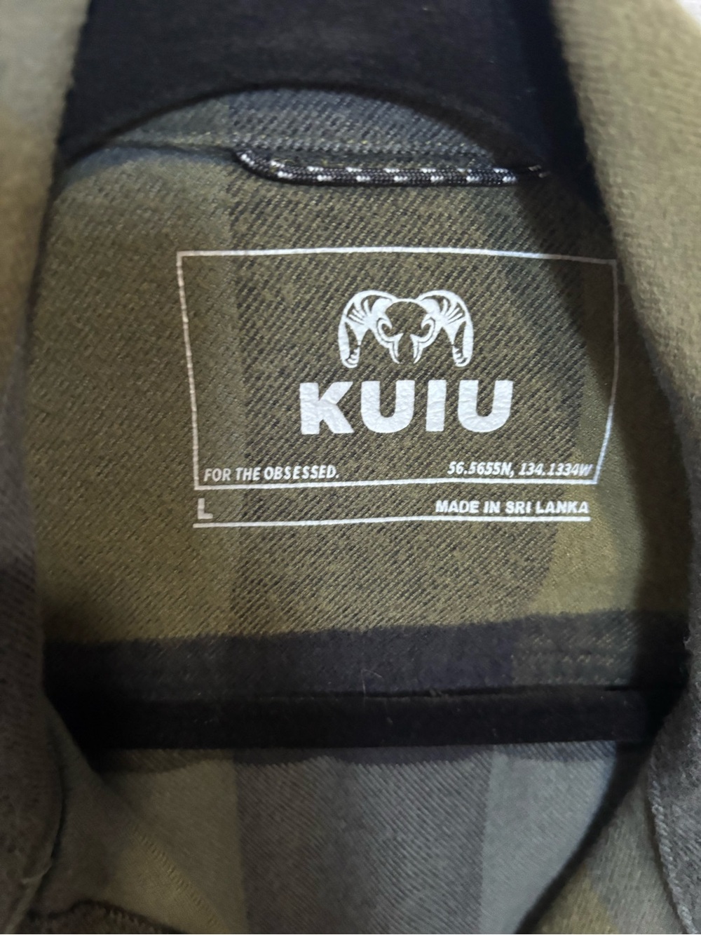 KUIU Men's Olive Green & Black Shirt Jacket